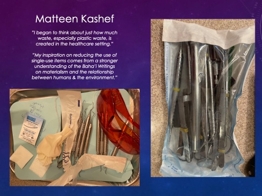 Matteen Kashef picture of dental waste